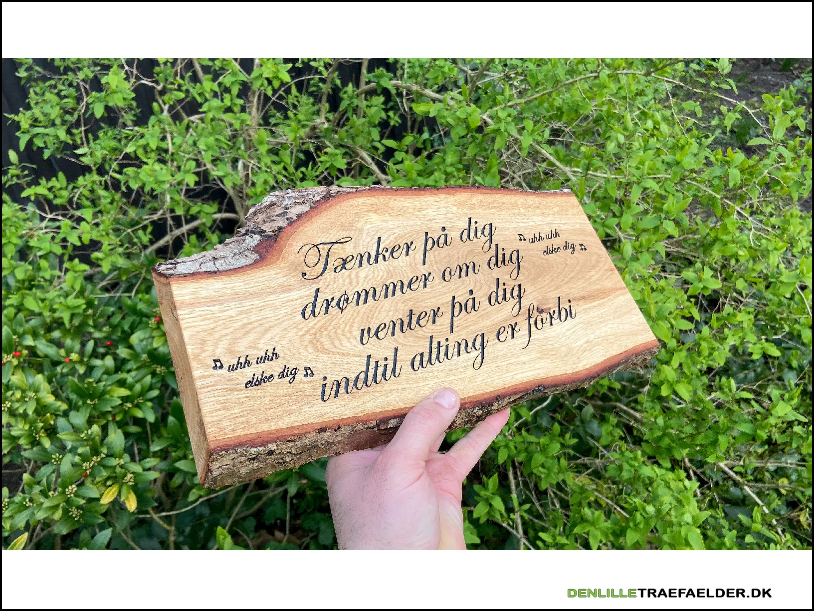 www.denlilletraefaelder.dk - Din gravør af massive træskilte!