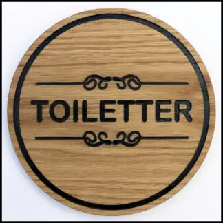 wc toilet skilt www.denlilletraefaelder.dk