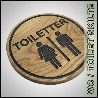 WC/Toilet skilte