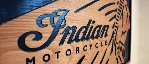 Indian motorcycle skilt (100 cm x 40 cm) 3af4