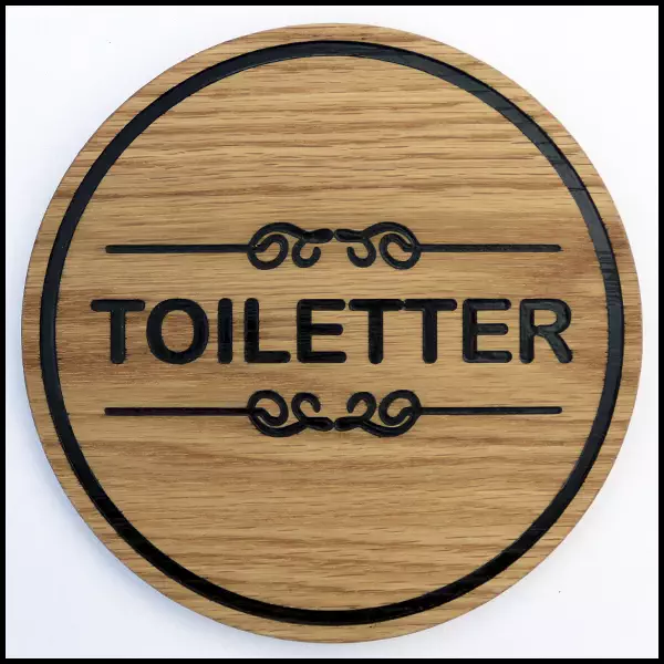 wc toilet skilt www.denlilletraefaelder.dk